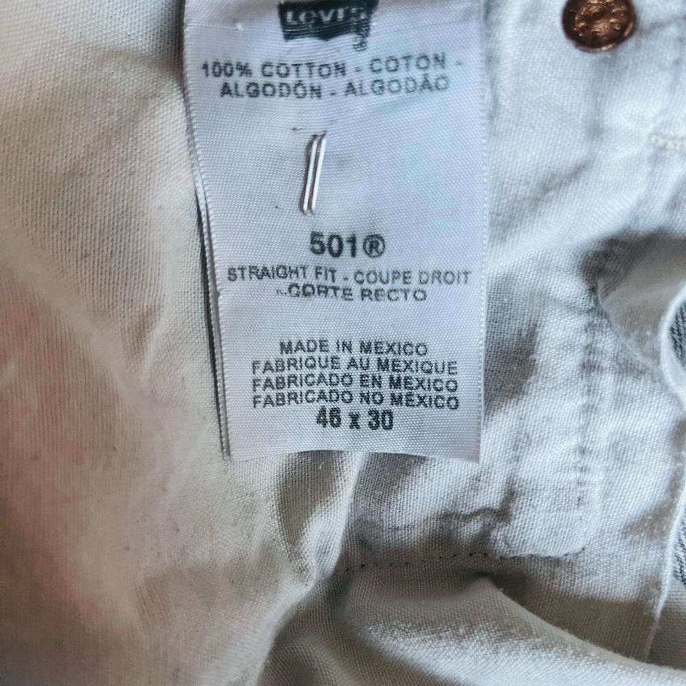 Levi’s 501 Mens Straight Fit - Picture 5 of 6